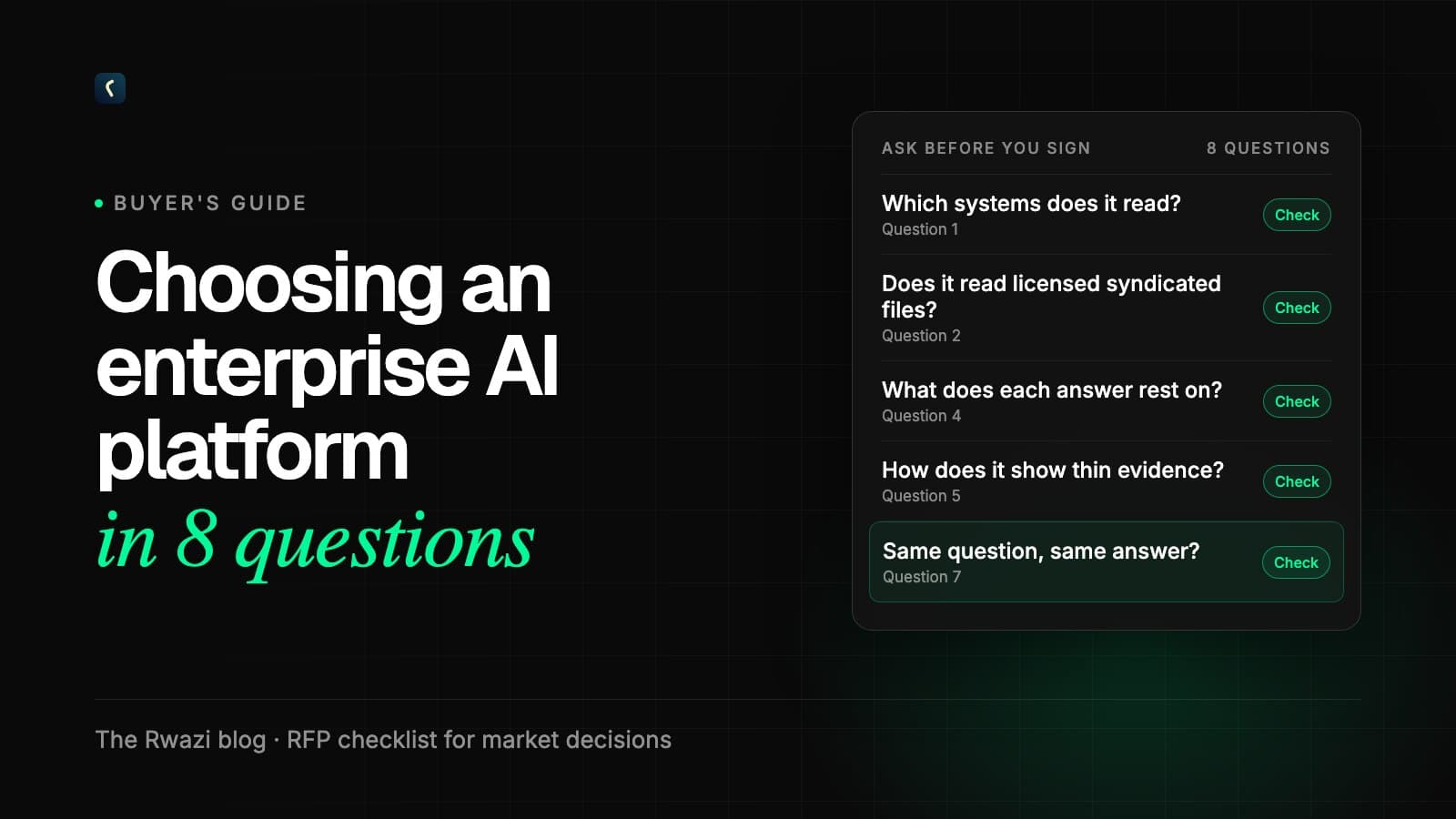 How to Choose an Enterprise AI Platform for Market Decisions