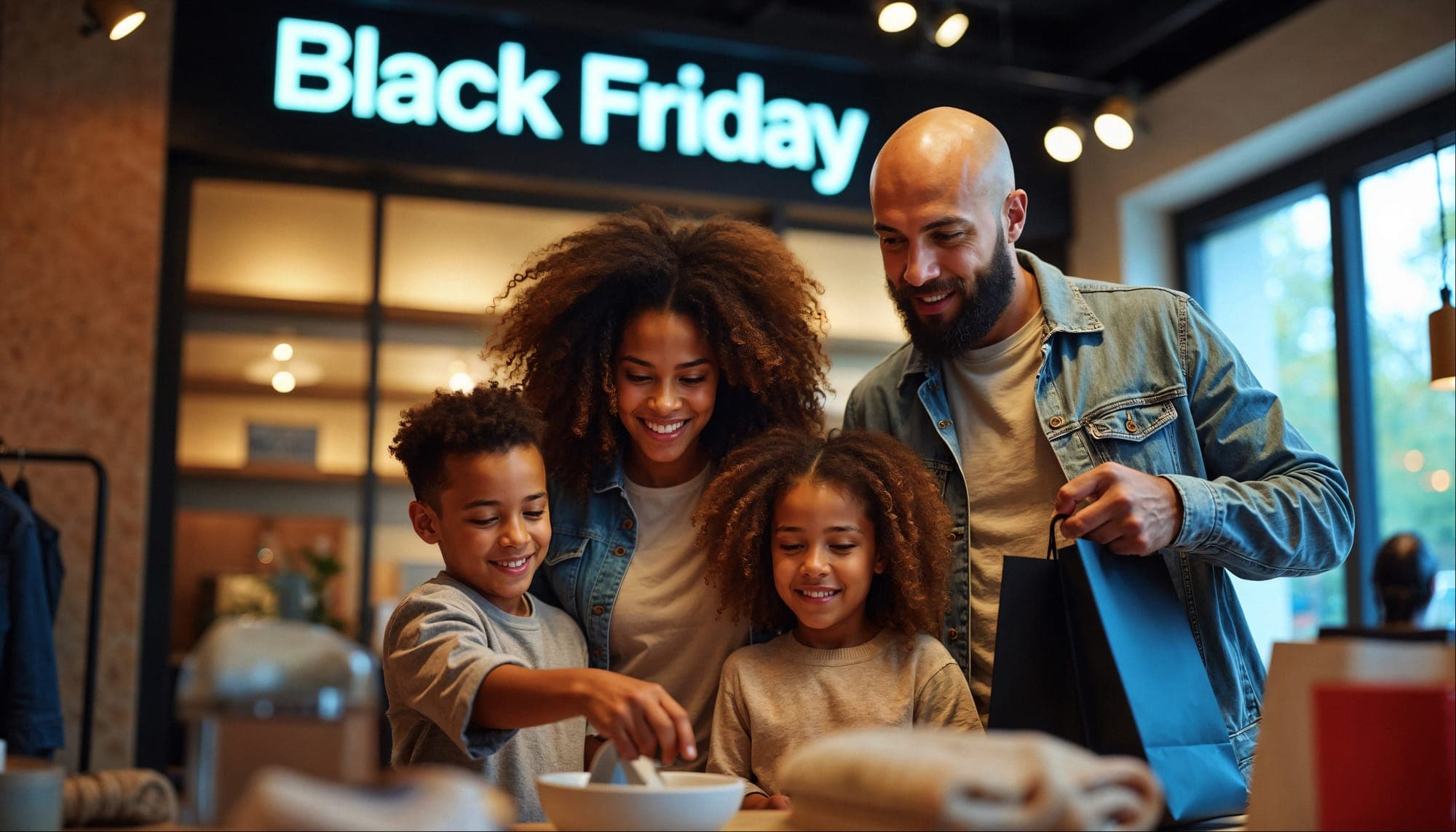 Black Friday celebration marketing — AI product surge